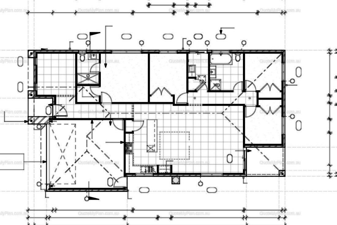 4 Bed Small Home floor plan