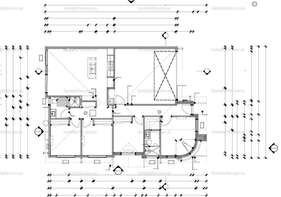 4 Bed Small Home floor plan