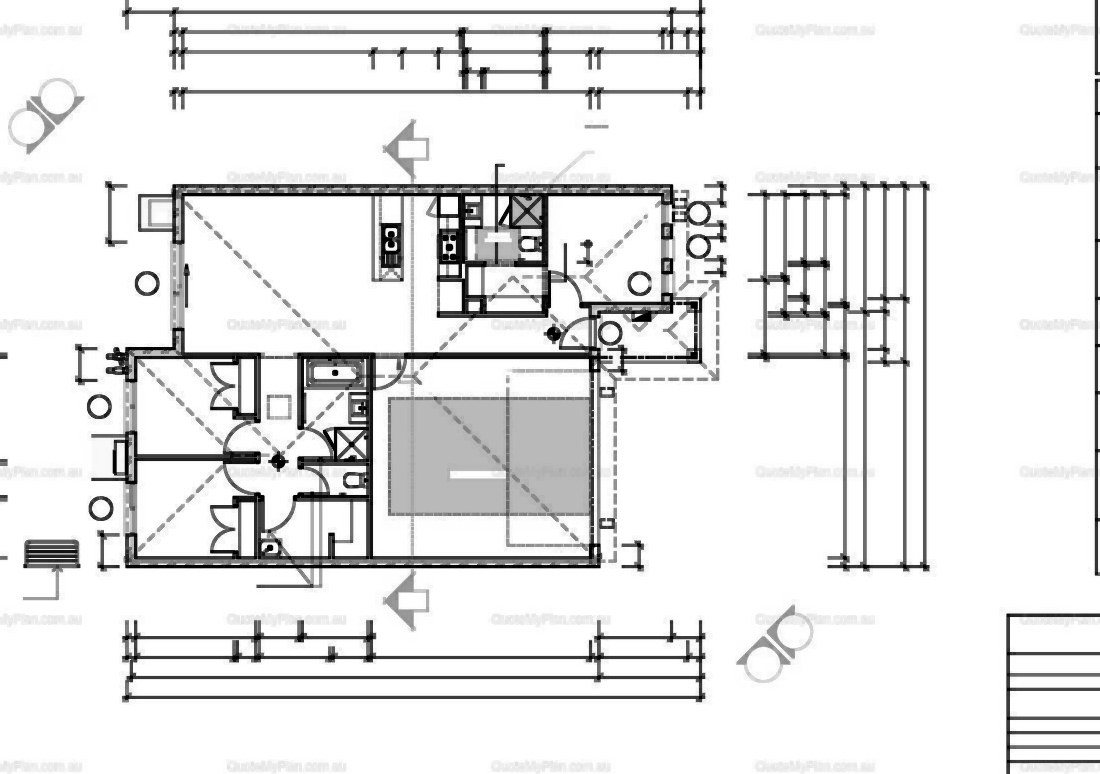 3 Bed Small Home floor plan