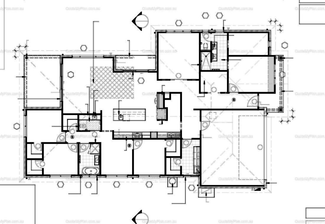 4 Bed Large Home floor plan