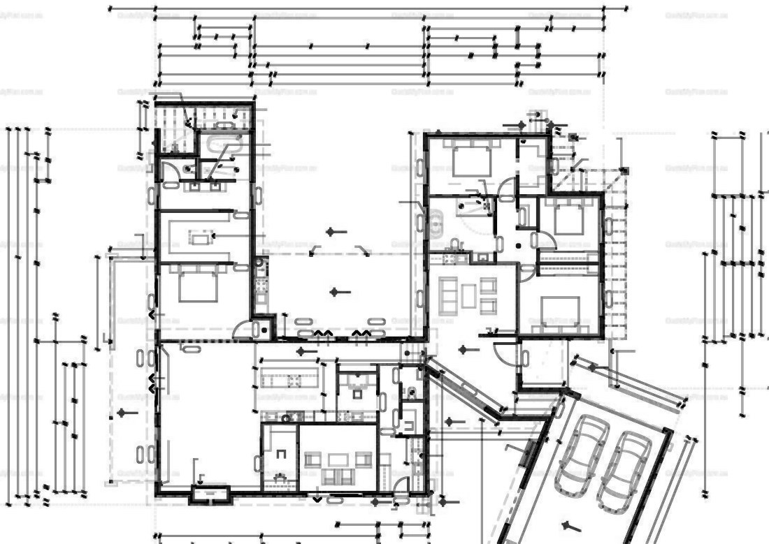 4 Bed Large Home floor plan