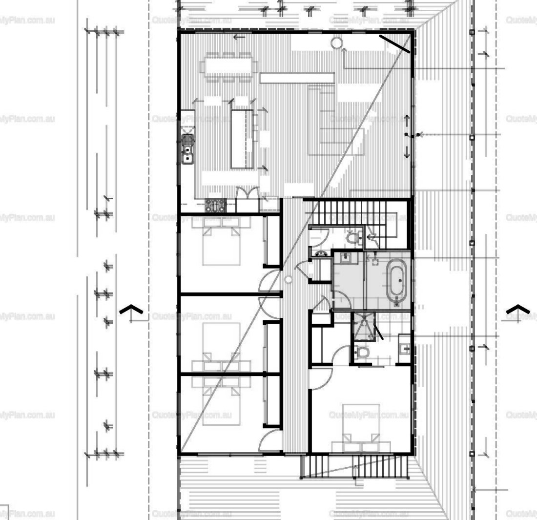 4 Bed Small Home floor plan