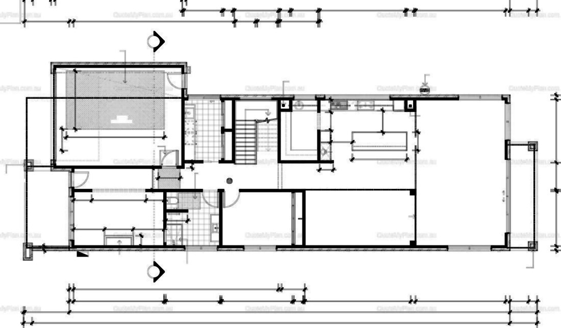 4 Bed Granny Flat / Studio floor plan