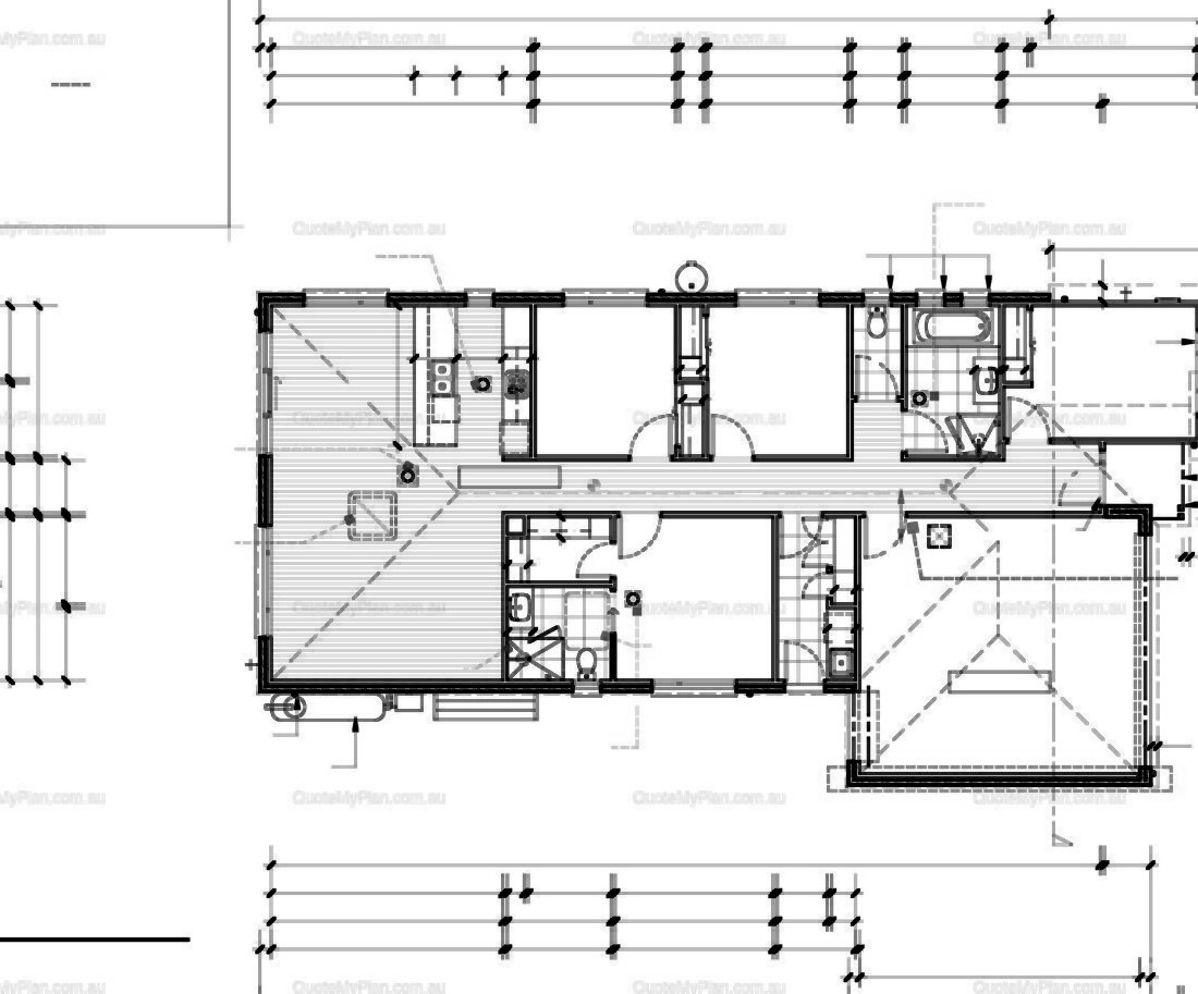 2 Bed Granny Flat / Studio floor plan